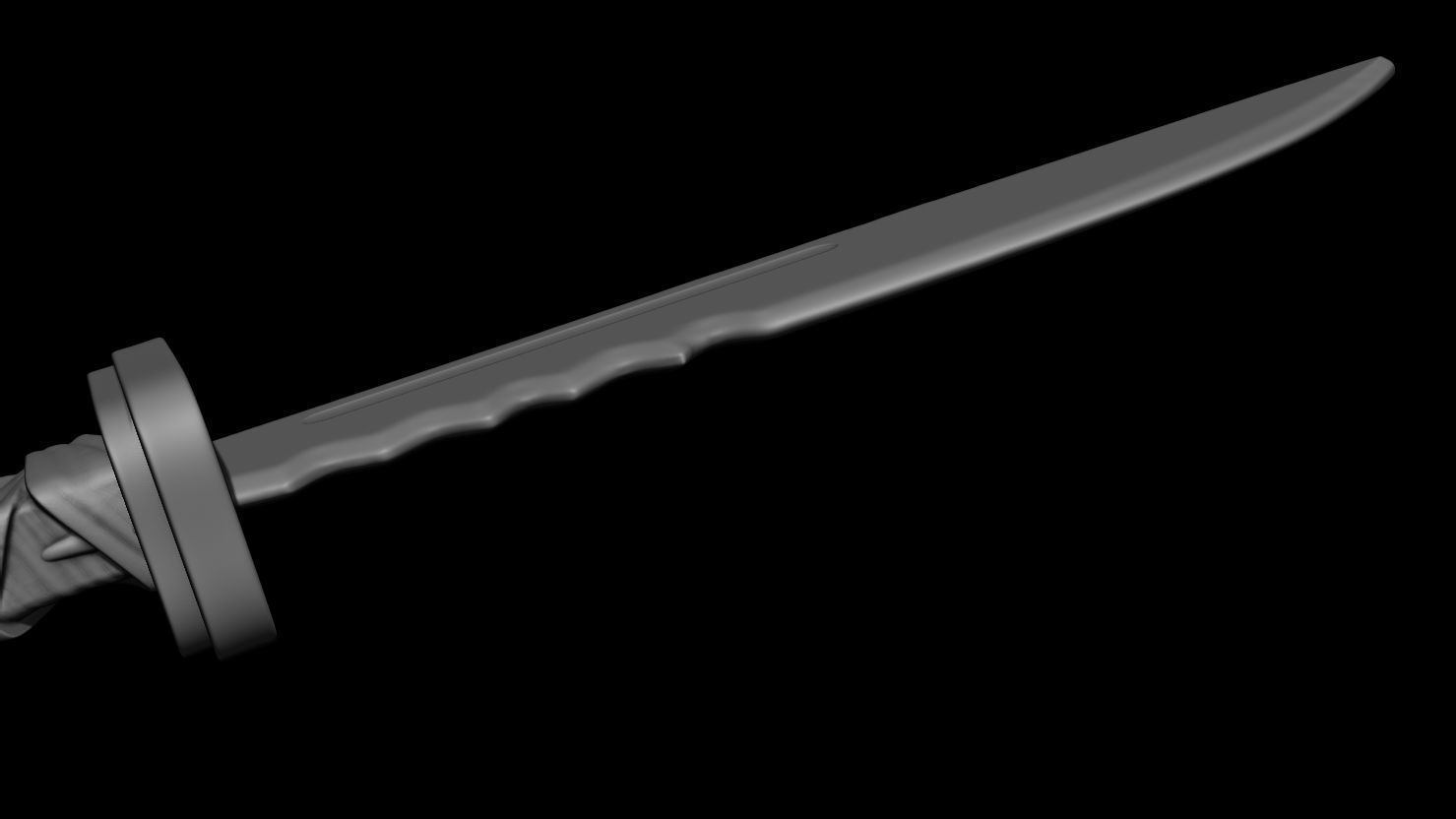 3D PRINTABLE KNIFE ACCESSORY FOR ACTION FIGURES 3D print model_6