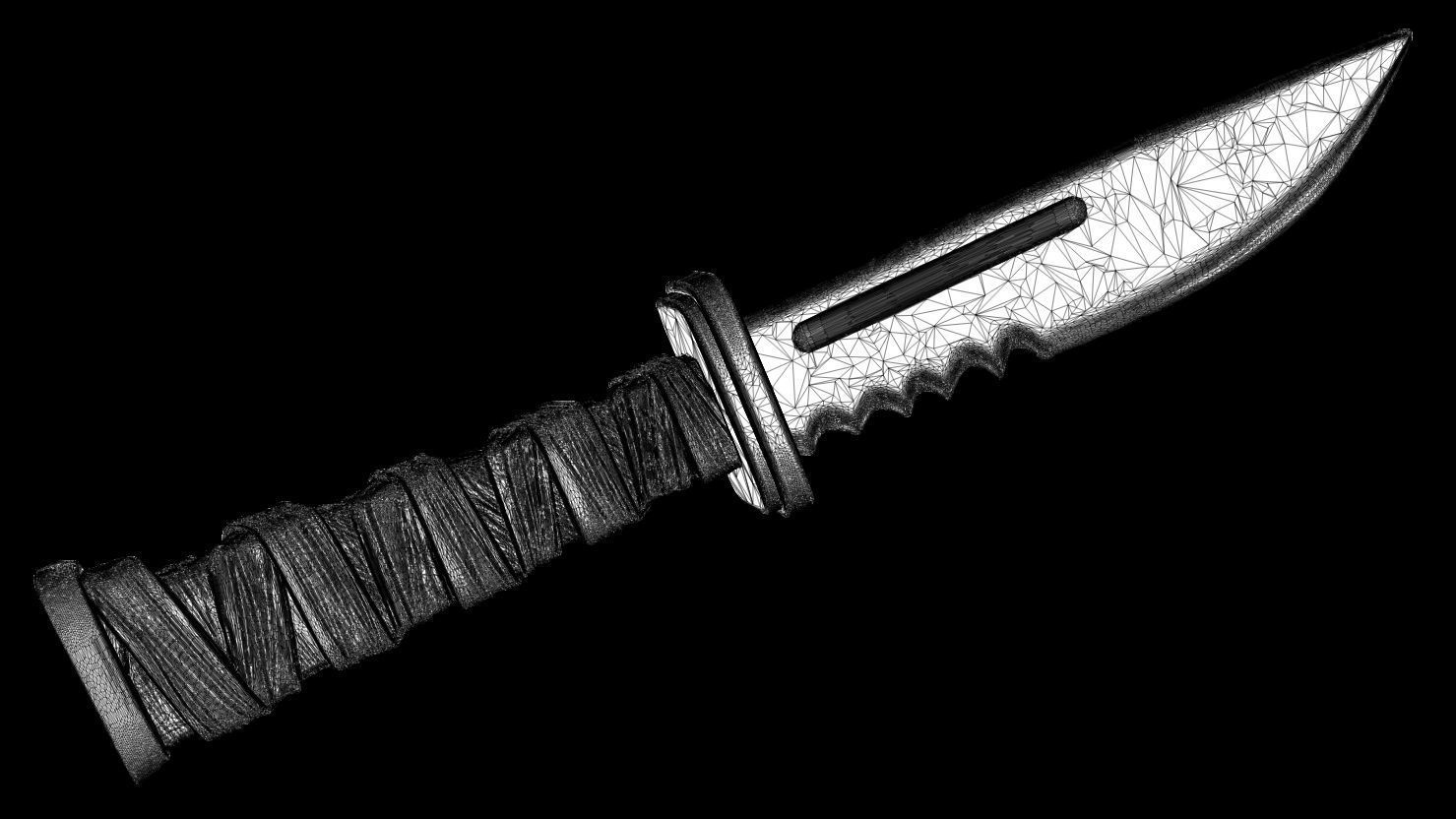 3D PRINTABLE KNIFE ACCESSORY FOR ACTION FIGURES 3D print model_8