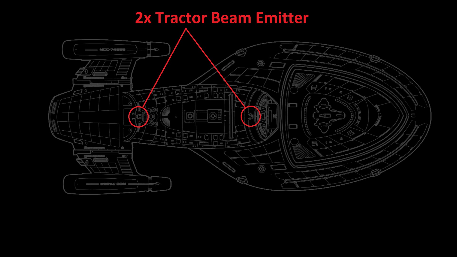 USS Voyager Kit Upgrade Parts v2 Free 3D print model_5