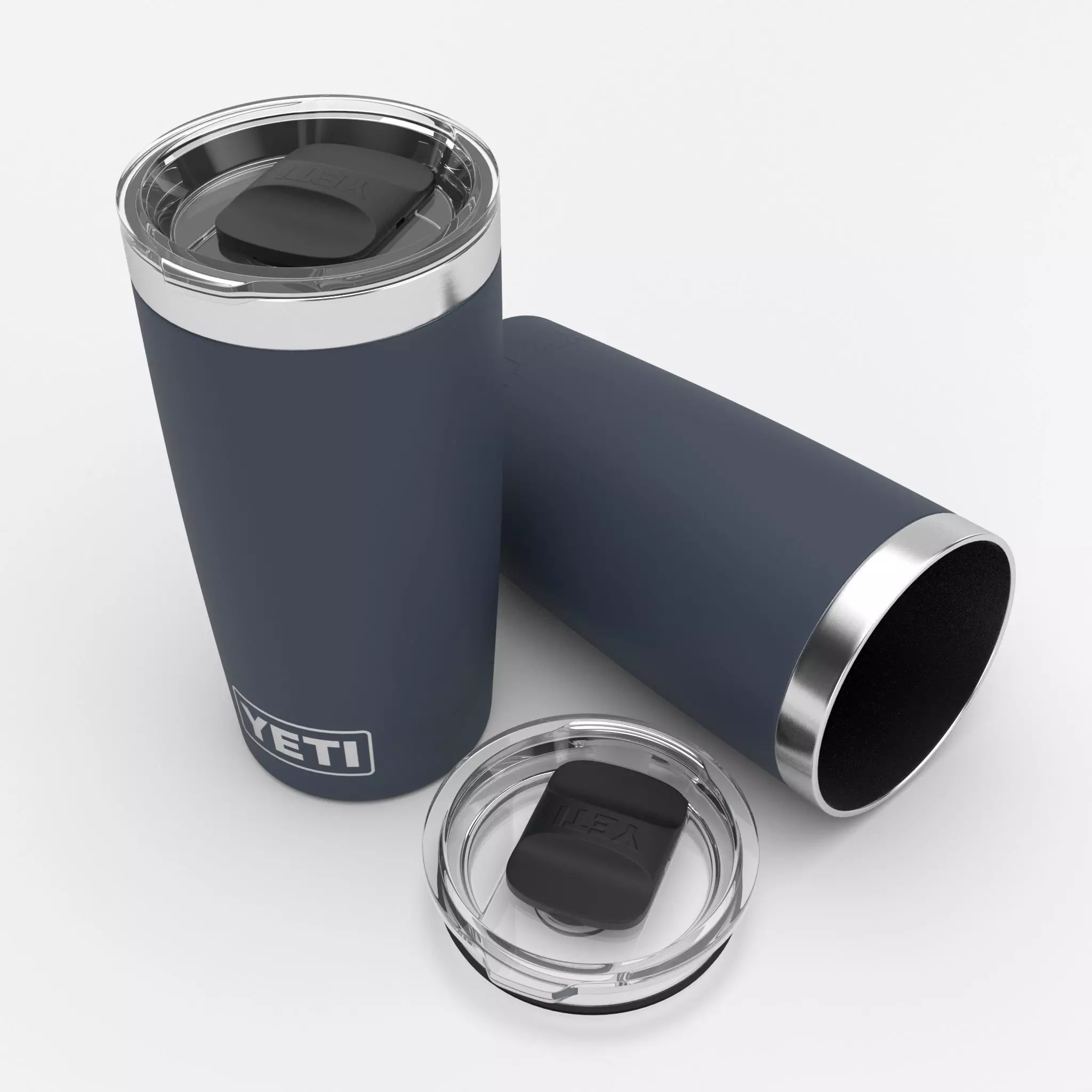 yeti rambler 10 oz navy  3D model_0