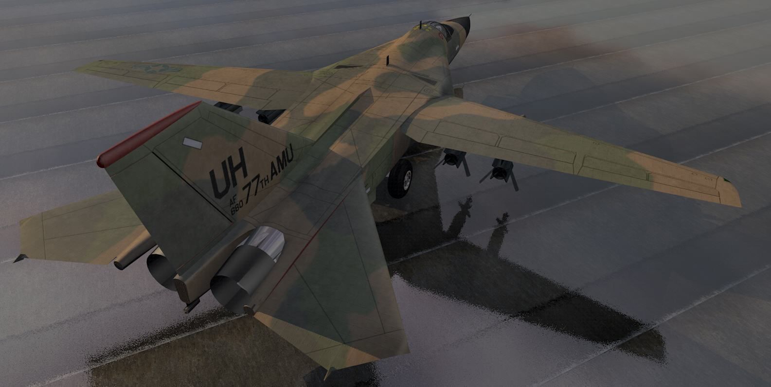 General Dynamics F-111 Aardvark 3D model_4