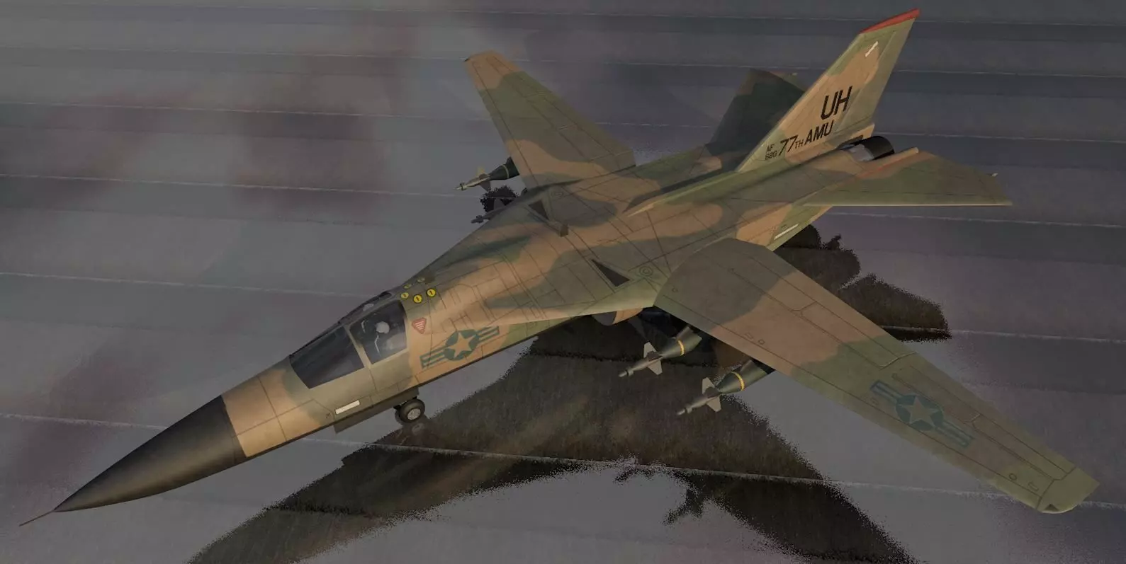 General Dynamics F-111 Aardvark 3D model_0