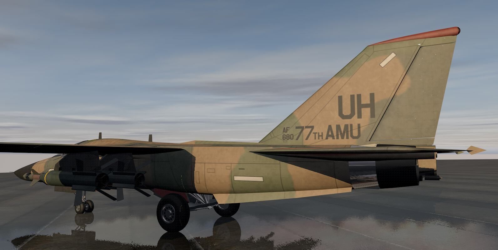 General Dynamics F-111 Aardvark 3D model_6