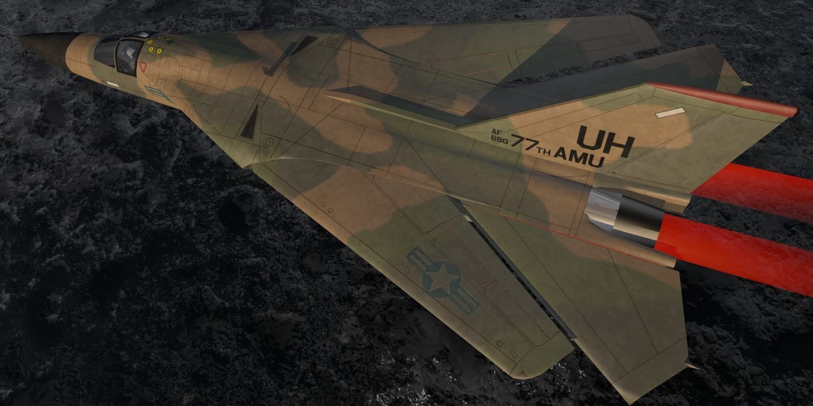 General Dynamics F-111 Aardvark 3D model_9
