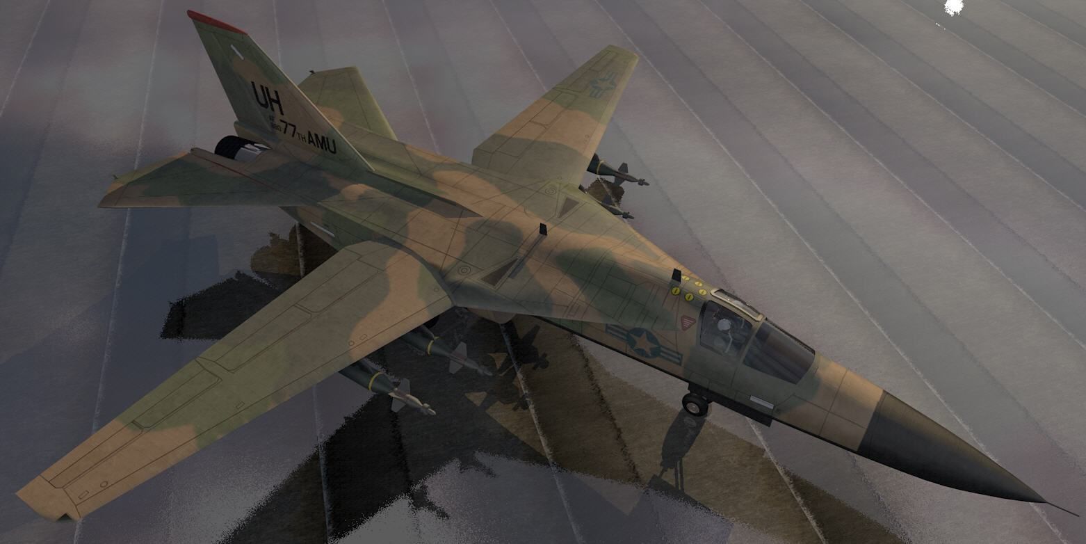General Dynamics F-111 Aardvark 3D model_5
