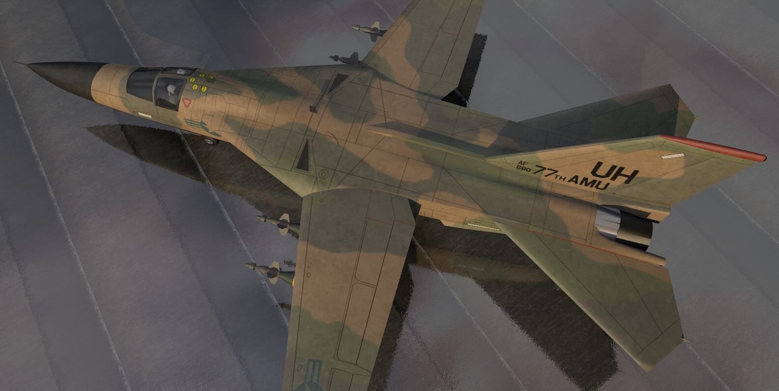 General Dynamics F-111 Aardvark 3D model_3
