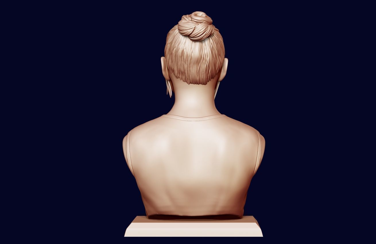 Ana de Armas bust 3D print model_15