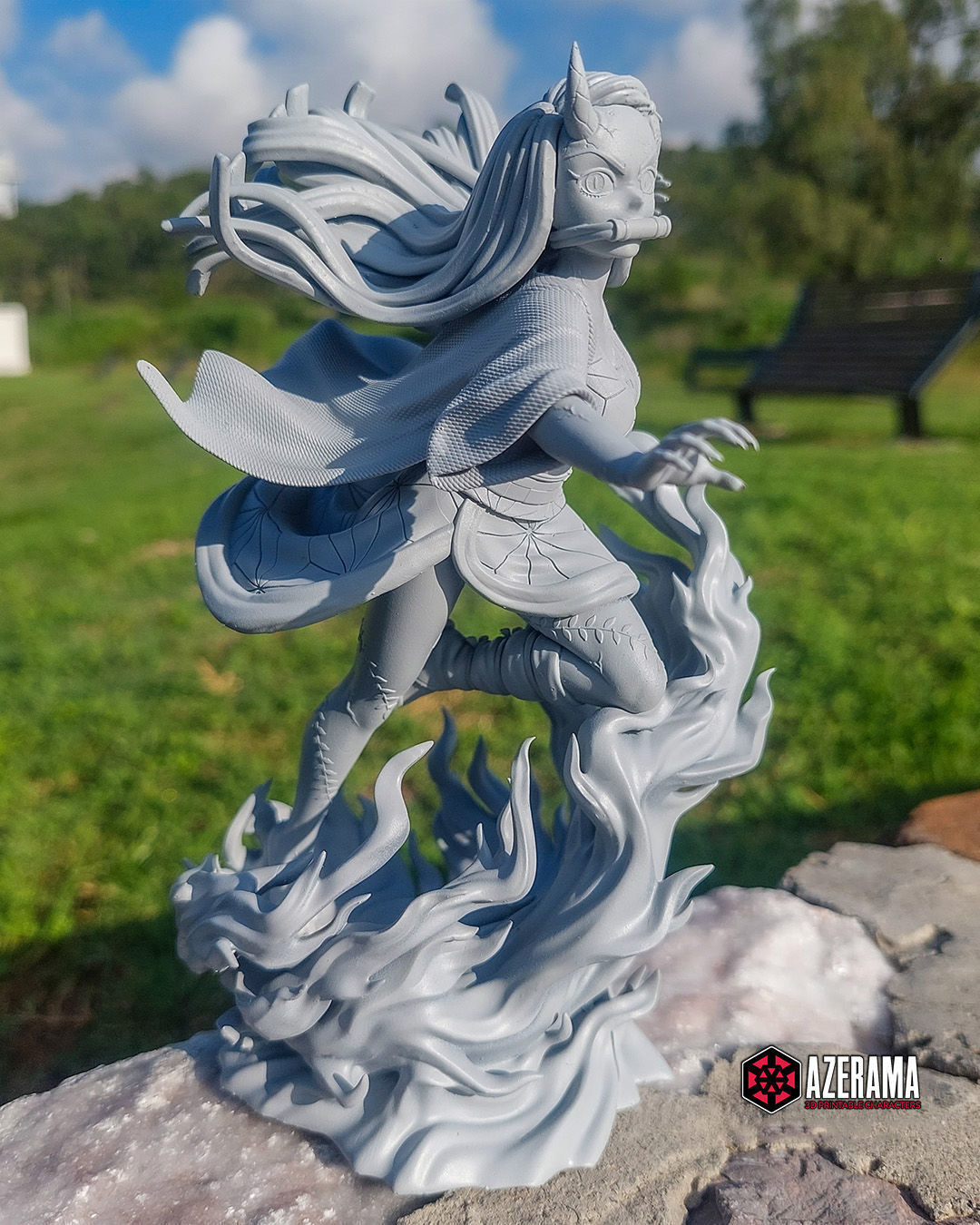 Nezuko Awakened Form STL Ready for 3D Printing 3D print model_3