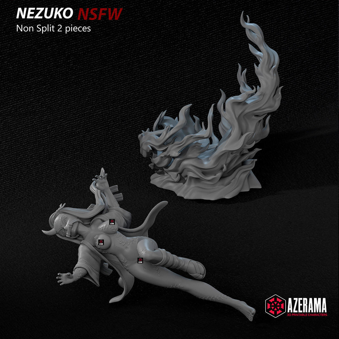 Nezuko Awakened Form NSFW STL Ready for 3D Printing 3D print model_5