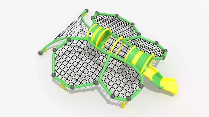 Bee themed climbing amusement park