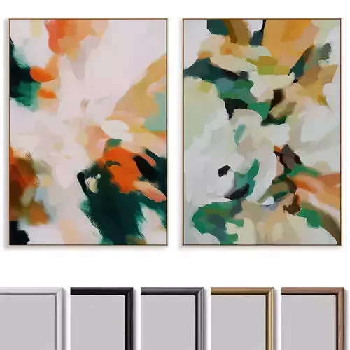 Abstract Painting Frame set 014