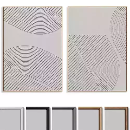 Abstract Painting Frame set 017