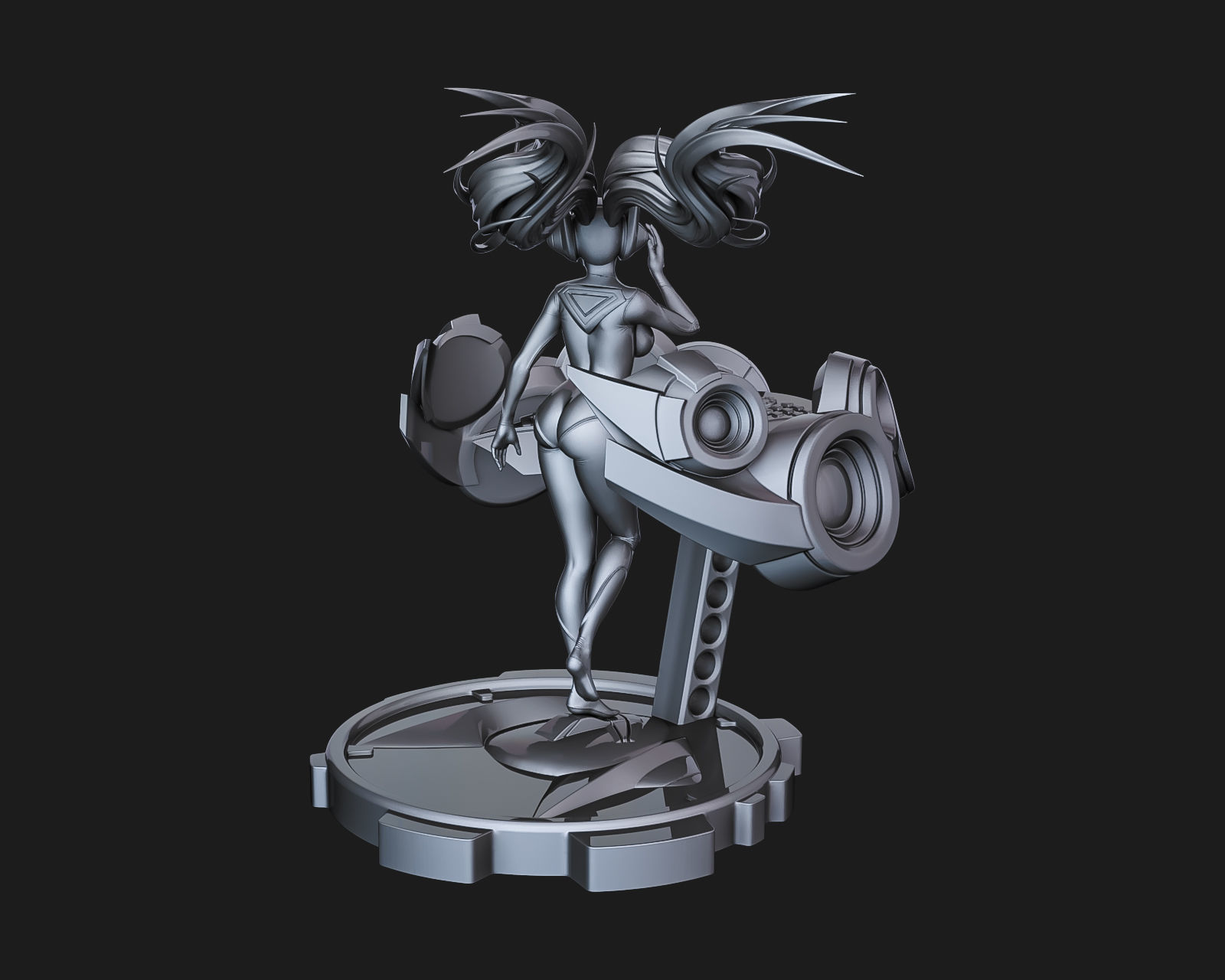 DJ SONA - LEAGUE OF LEGENDS - Fan Art 3D print model_6