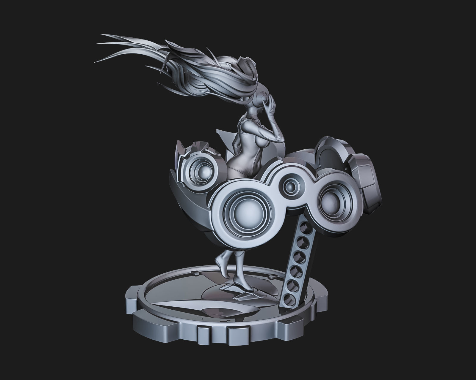 DJ SONA - LEAGUE OF LEGENDS - Fan Art 3D print model_7