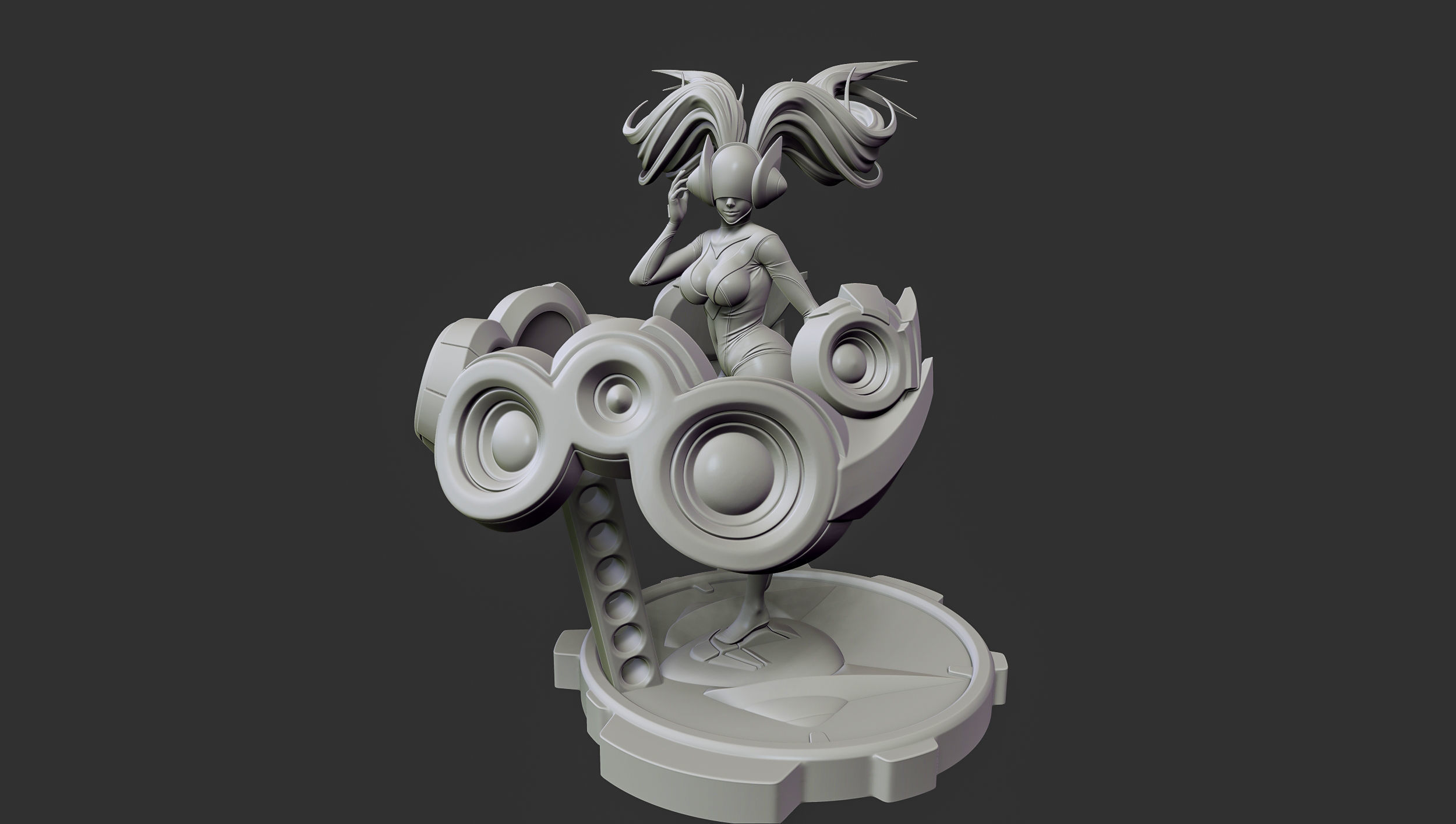 DJ SONA - LEAGUE OF LEGENDS - Fan Art 3D print model_14