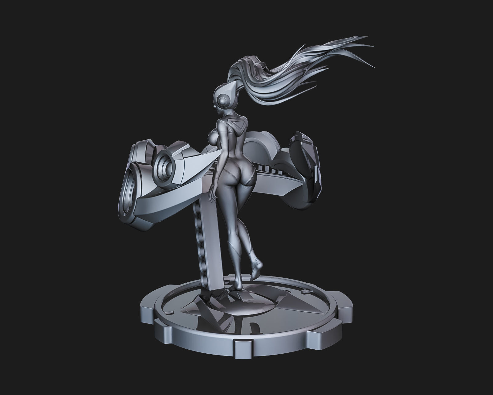 DJ SONA - LEAGUE OF LEGENDS - Fan Art 3D print model_4