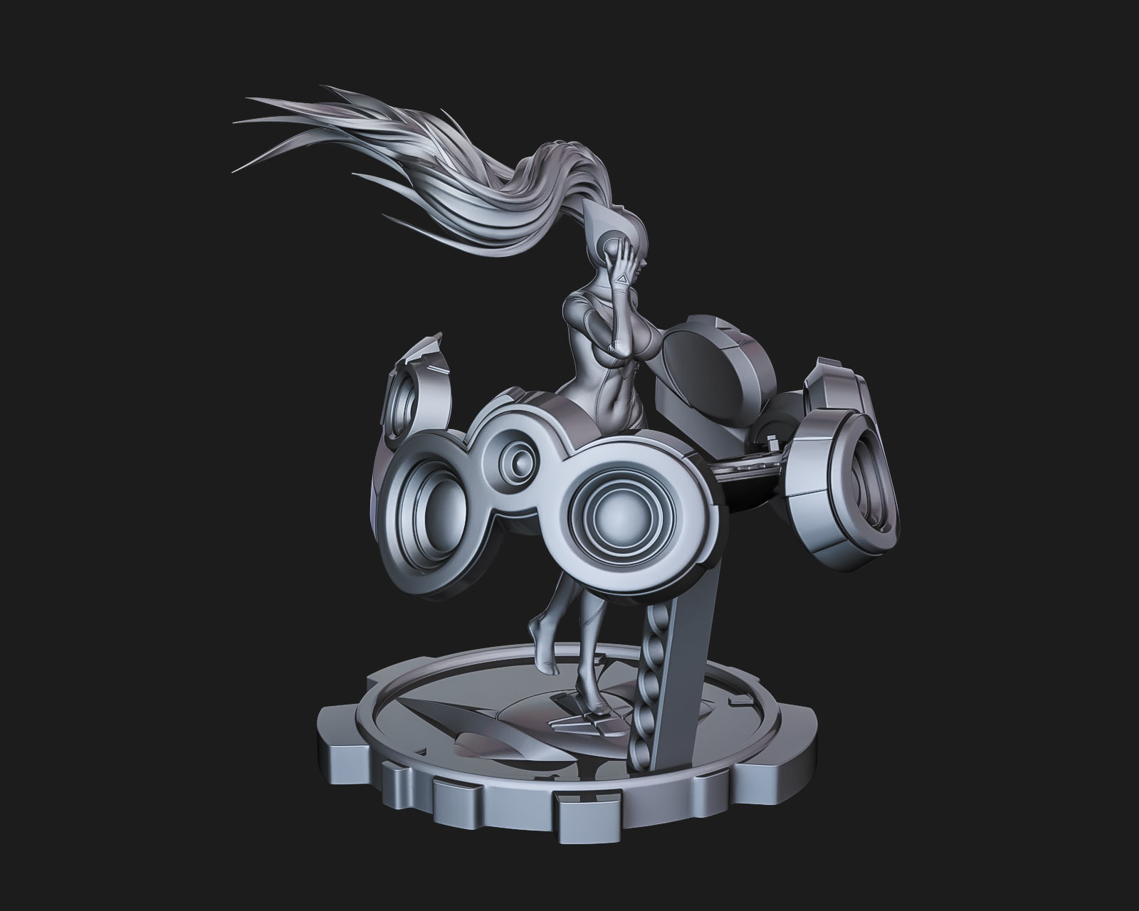 DJ SONA - LEAGUE OF LEGENDS - Fan Art 3D print model_8