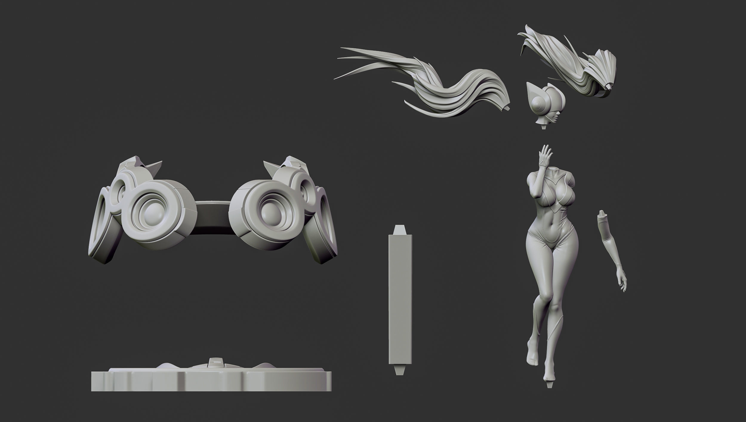 DJ SONA - LEAGUE OF LEGENDS - Fan Art 3D print model_10