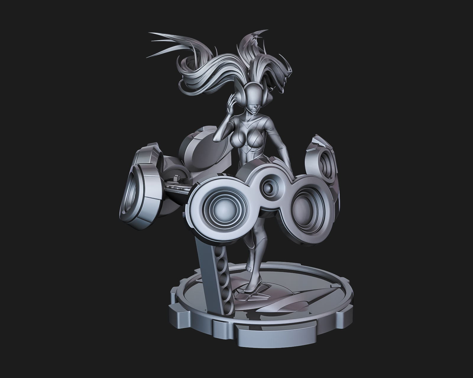 DJ SONA - LEAGUE OF LEGENDS - Fan Art 3D print model_2