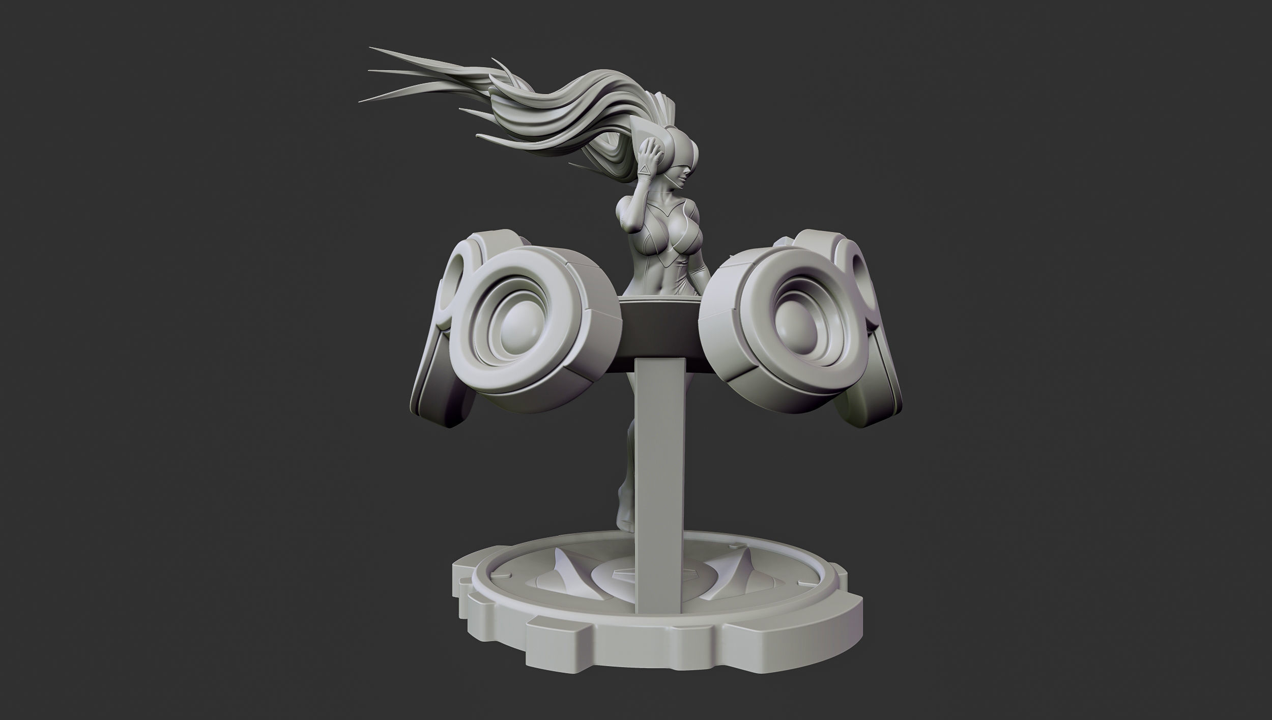DJ SONA - LEAGUE OF LEGENDS - Fan Art 3D print model_11