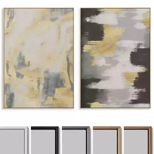 Abstract Painting Frame set