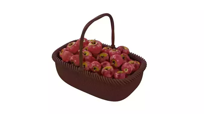 Basket With Apple