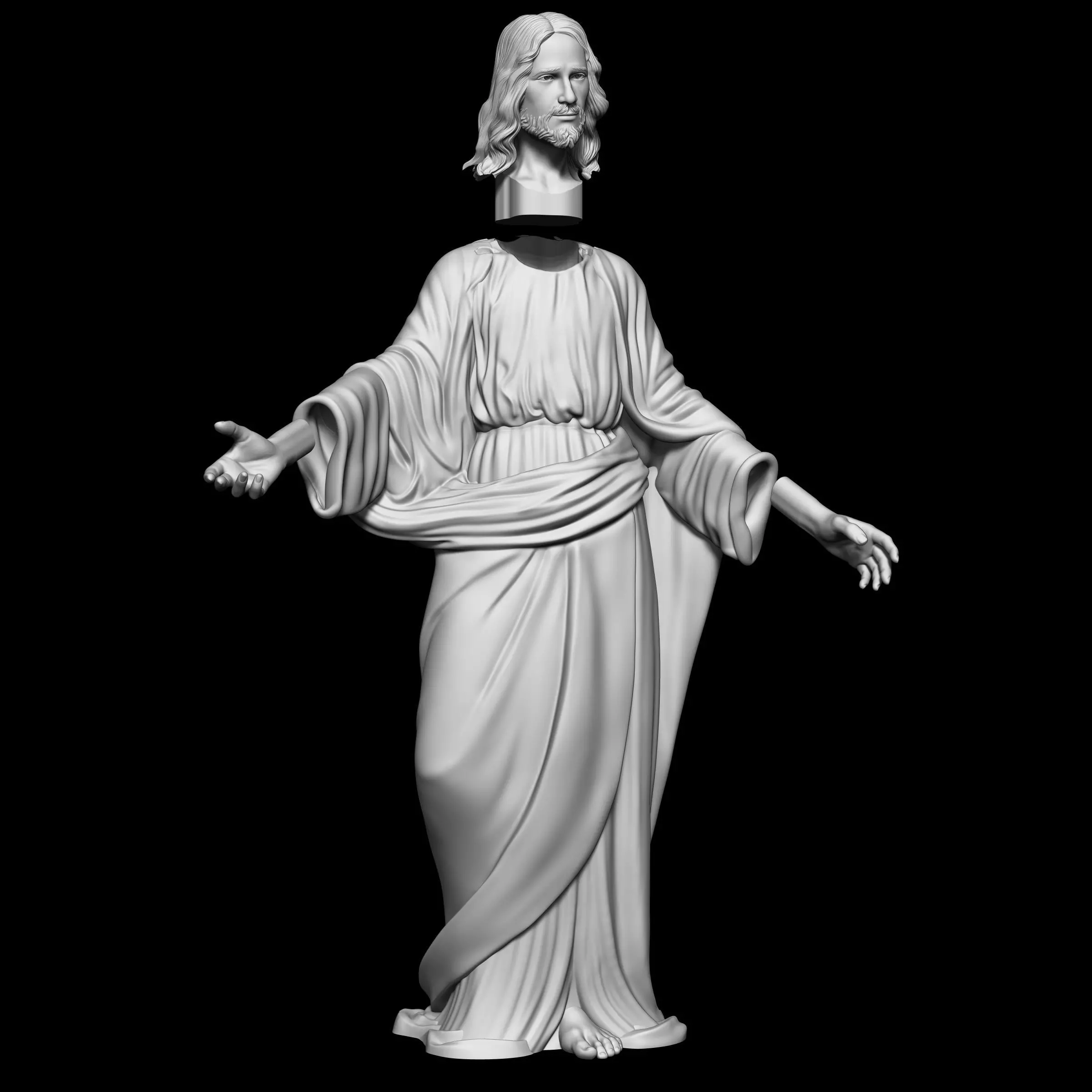 Christ 3D print model_4