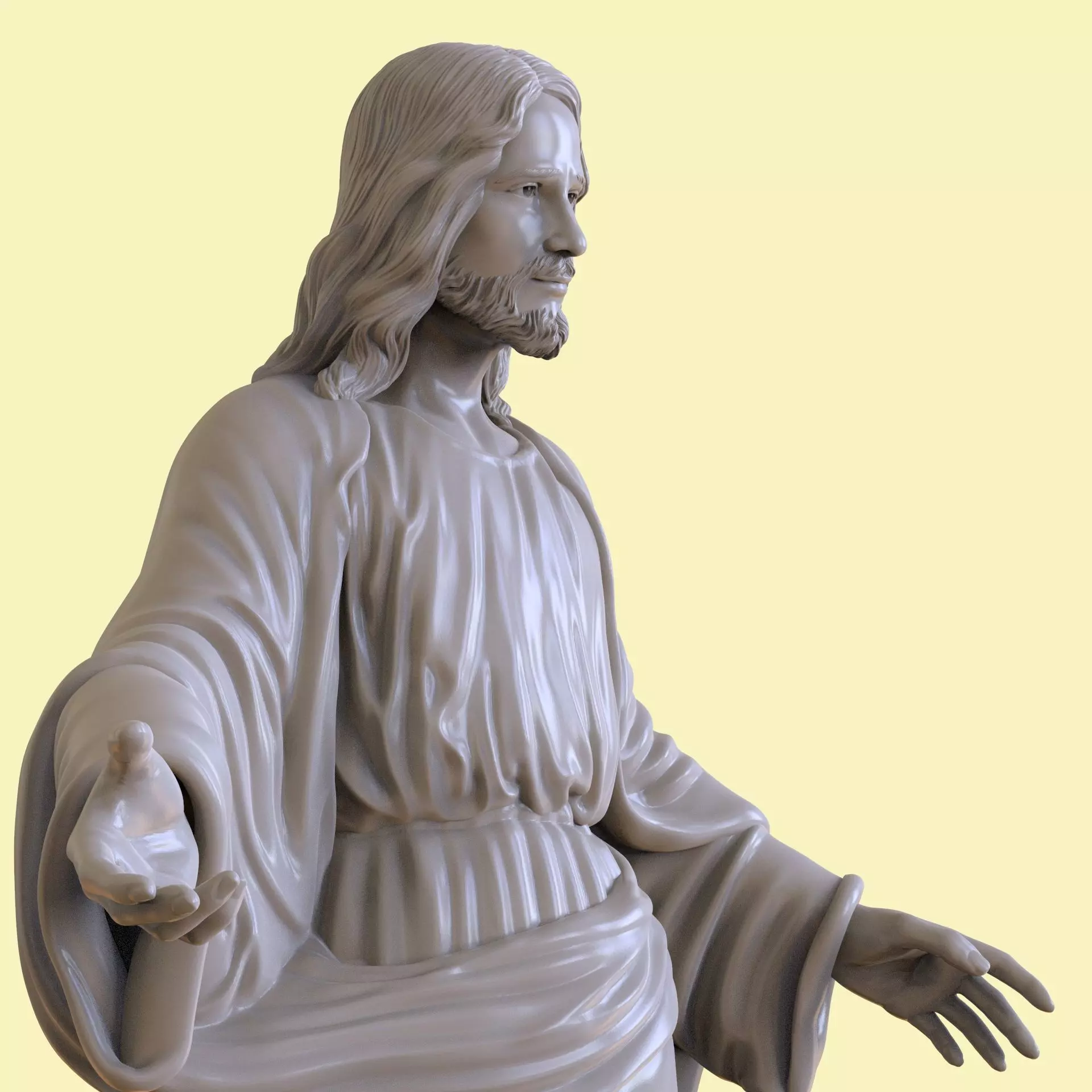 Christ 3D print model_3