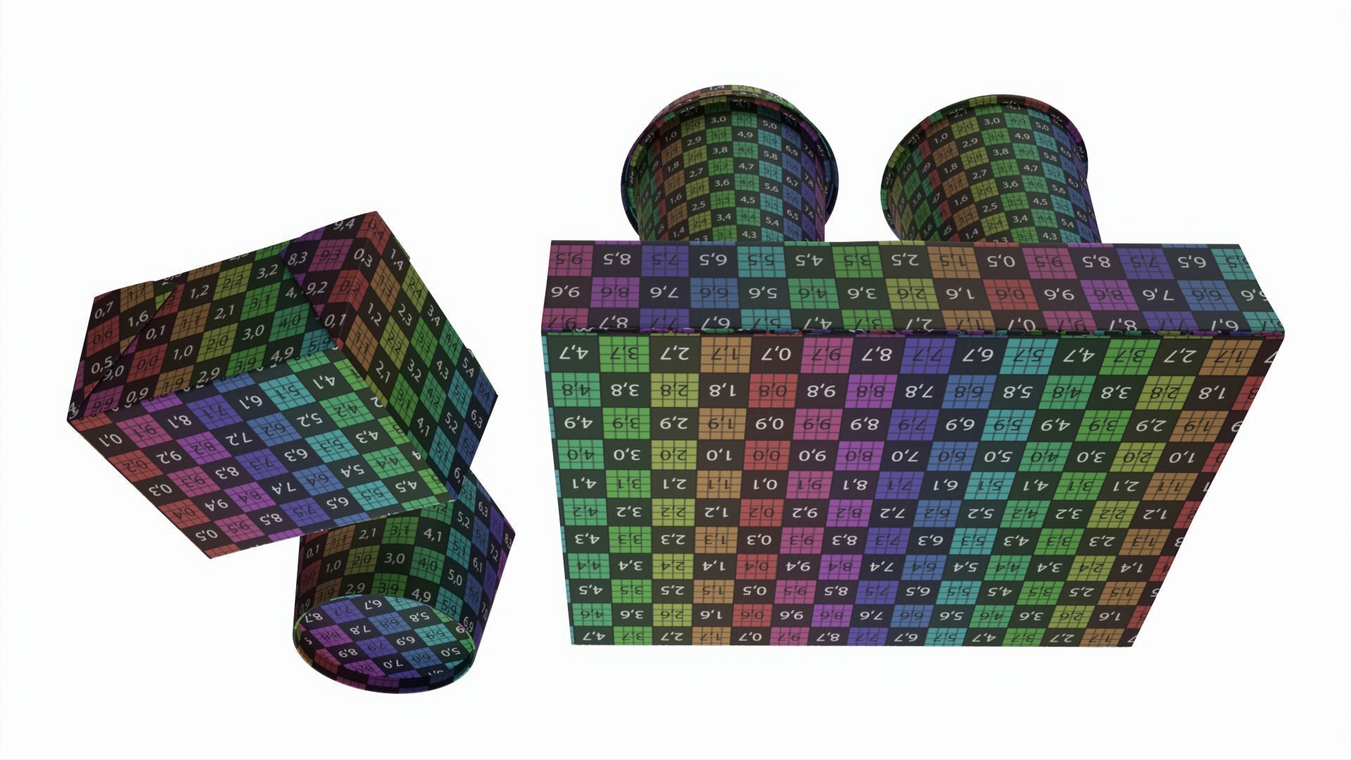 Fast Food Branding Set Mockup 02 3D model_10