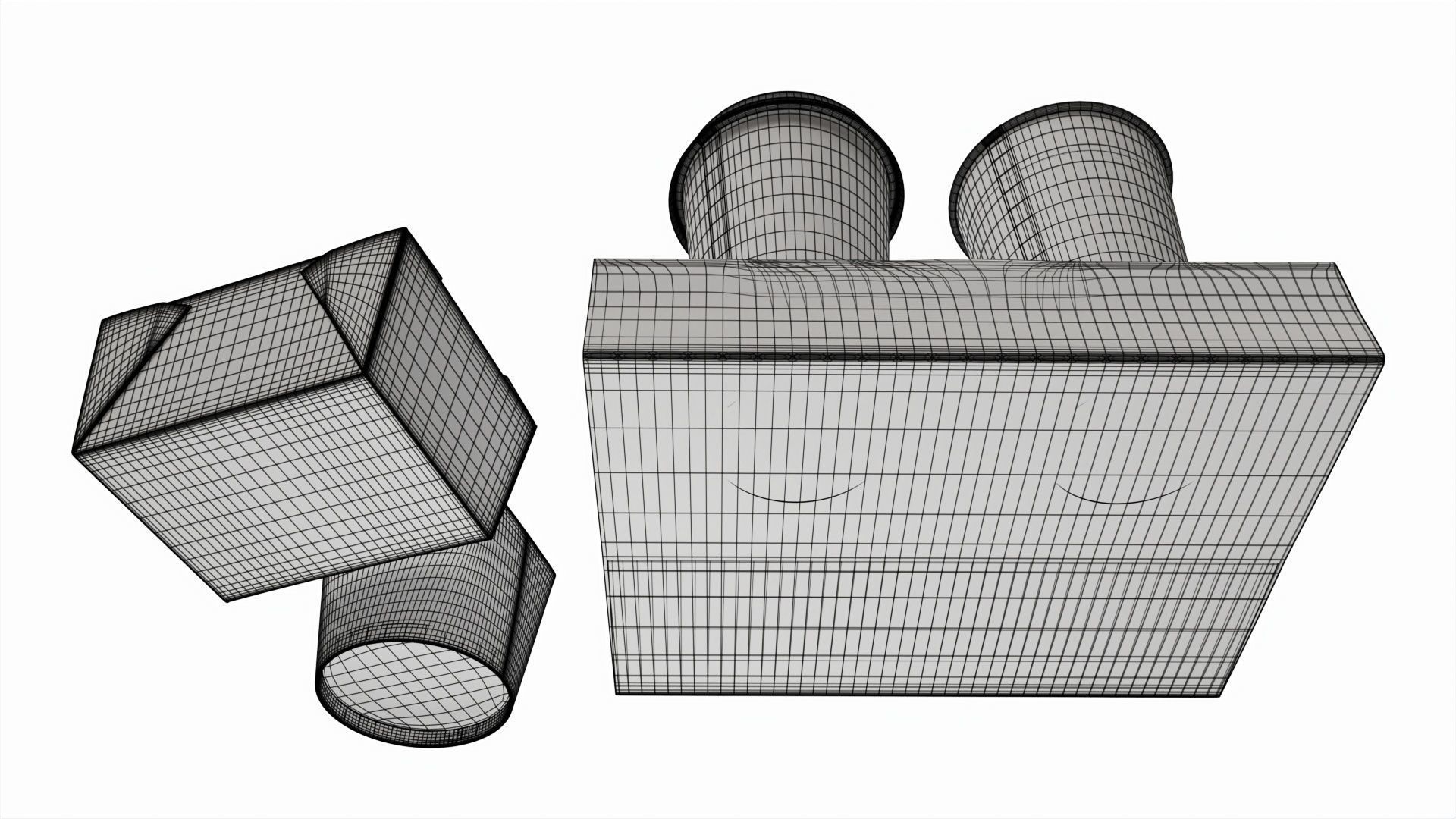 Fast Food Branding Set Mockup 02 3D model_8