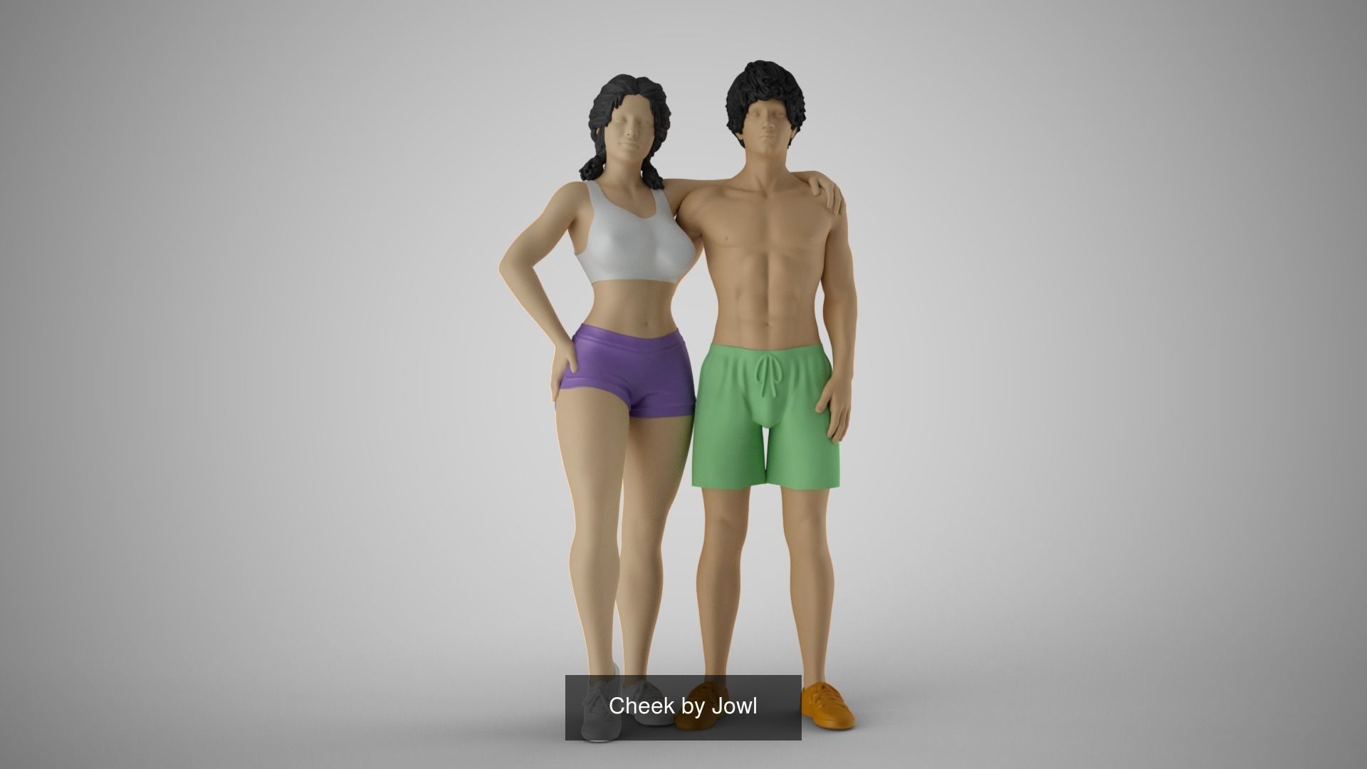 Selected Human Models 5 3D Model Collection_2
