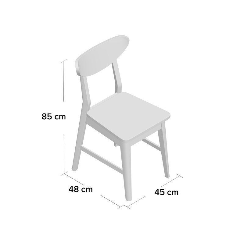 Bull Savannah Wood Dining Chair 3D model_1