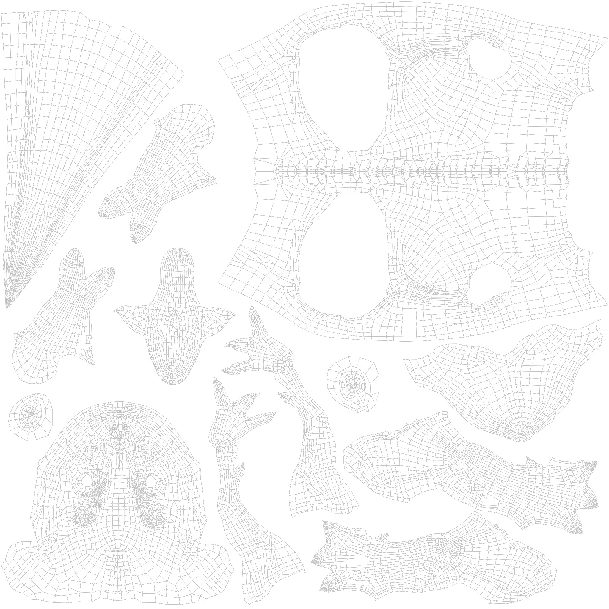 dinosaur Low-poly 3D model_8