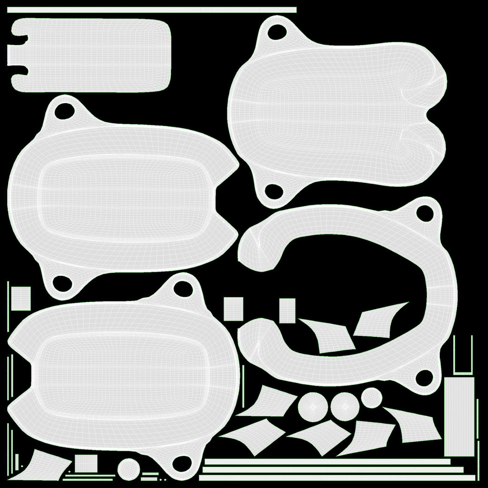 Office Wood Organizer with Supplies 03 3D model_24