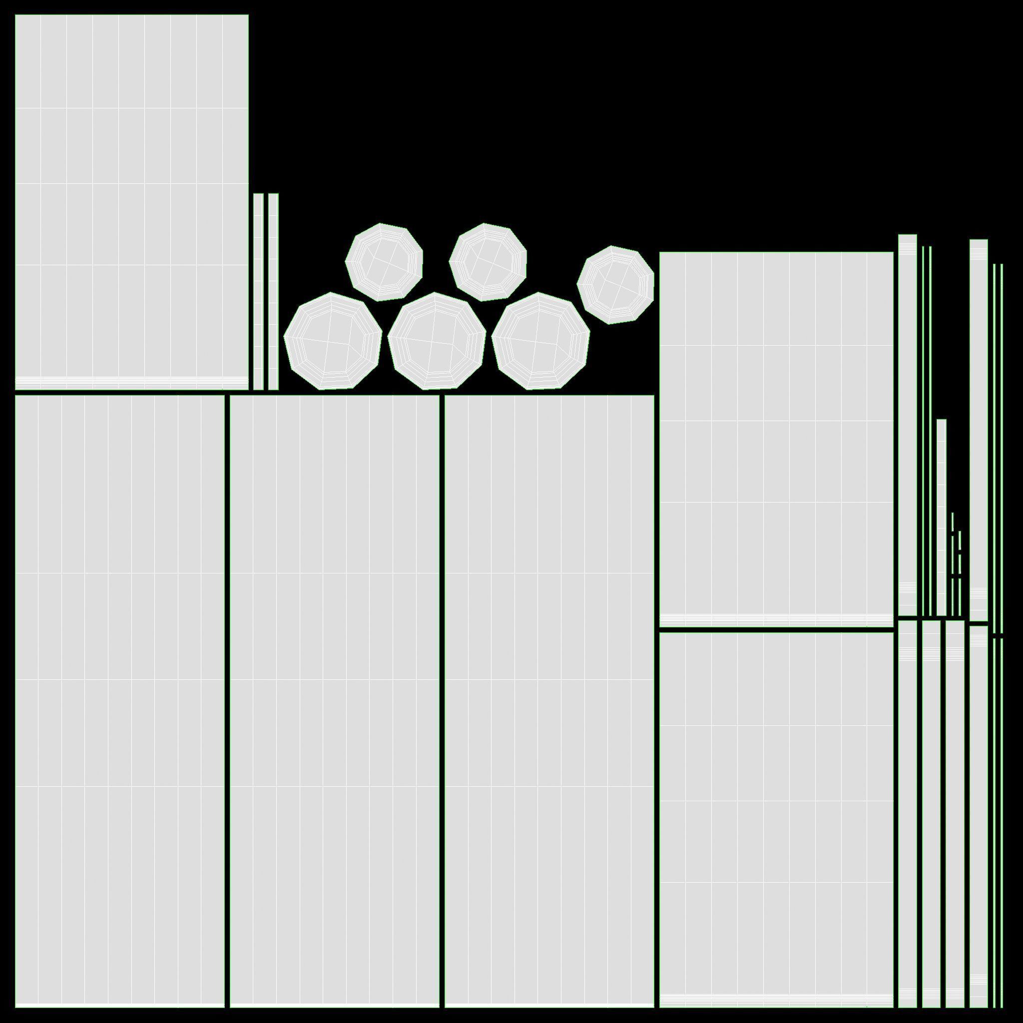Office Wood Organizer with Supplies 03 3D model_20