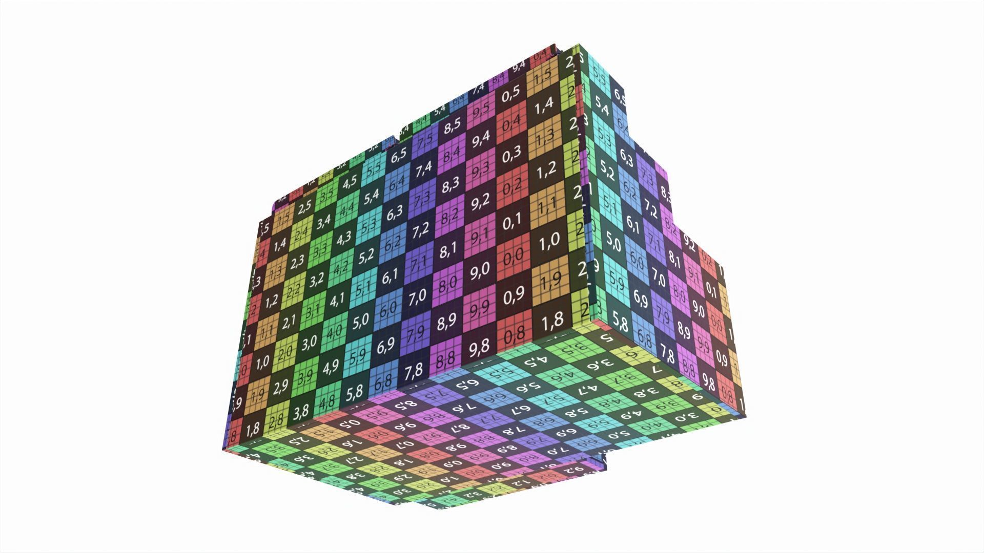 Office Wood Organizer with Supplies 03 3D model_10