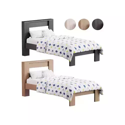 DHP Jaymee Kids Wood Platform Bed Frame
