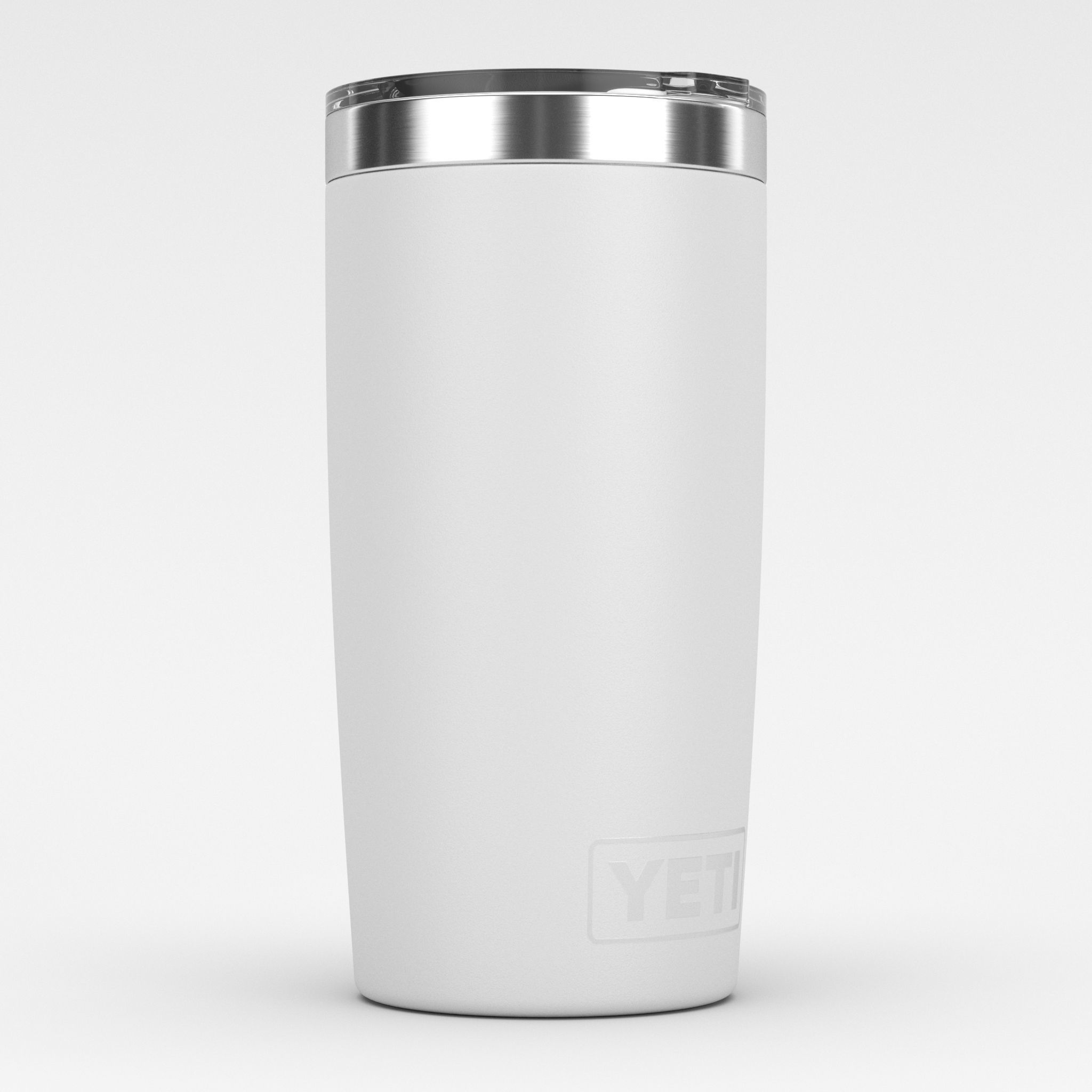 yeti rambler 10 oz white 3D model_3