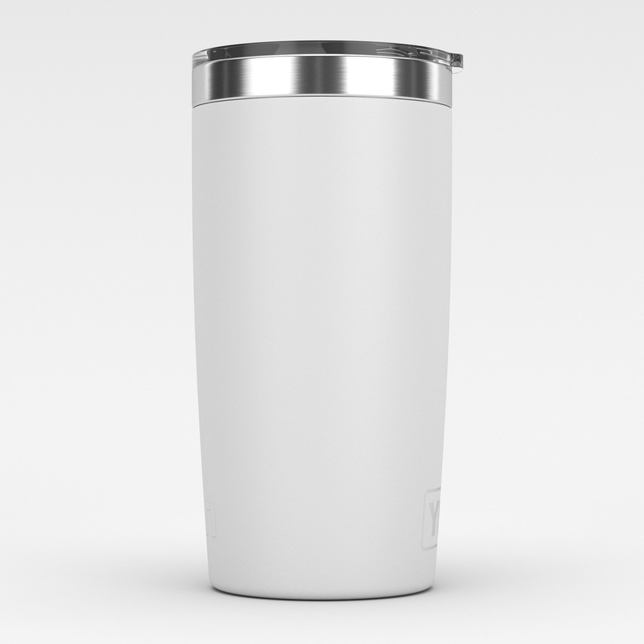 yeti rambler 10 oz white 3D model_4
