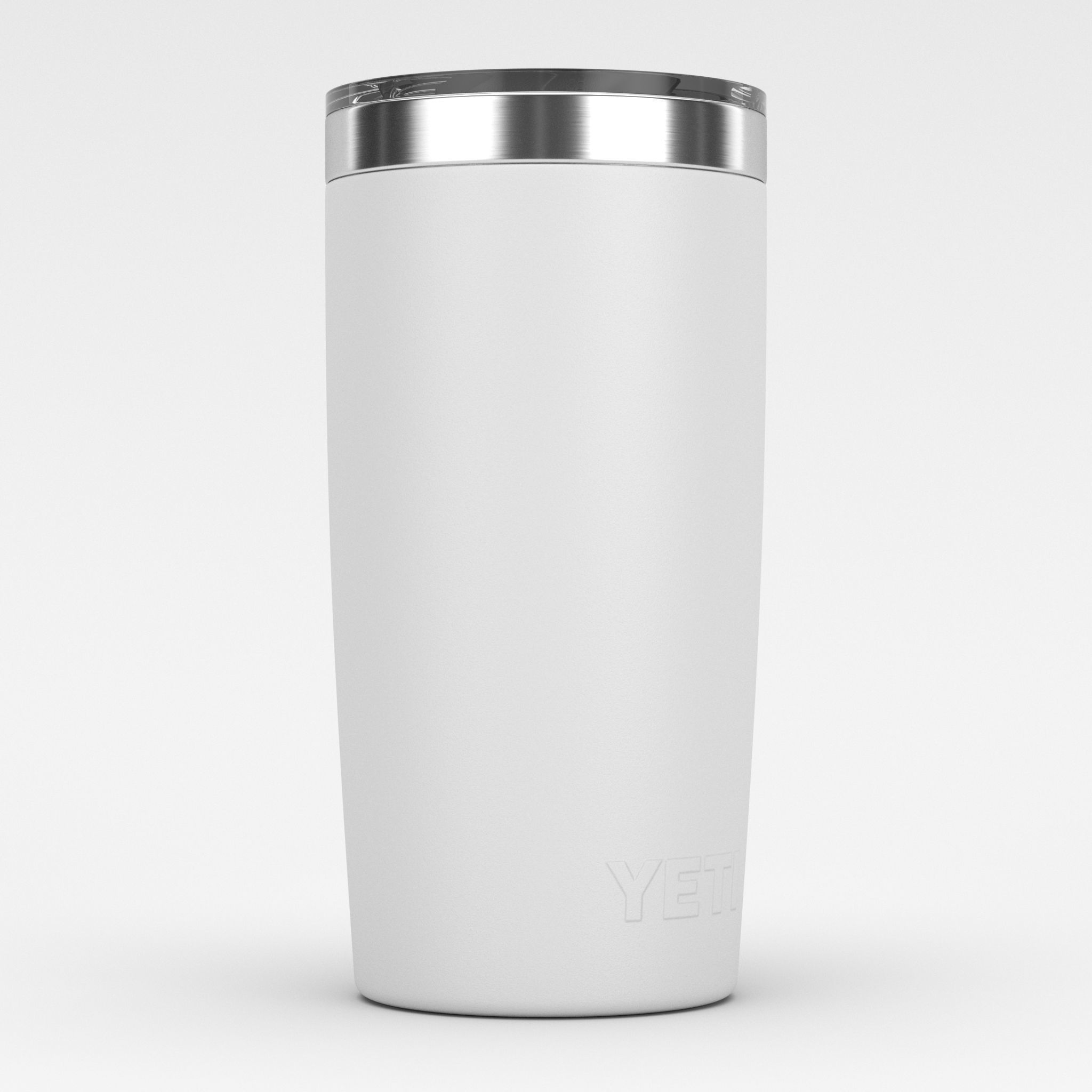 yeti rambler 10 oz white 3D model_7