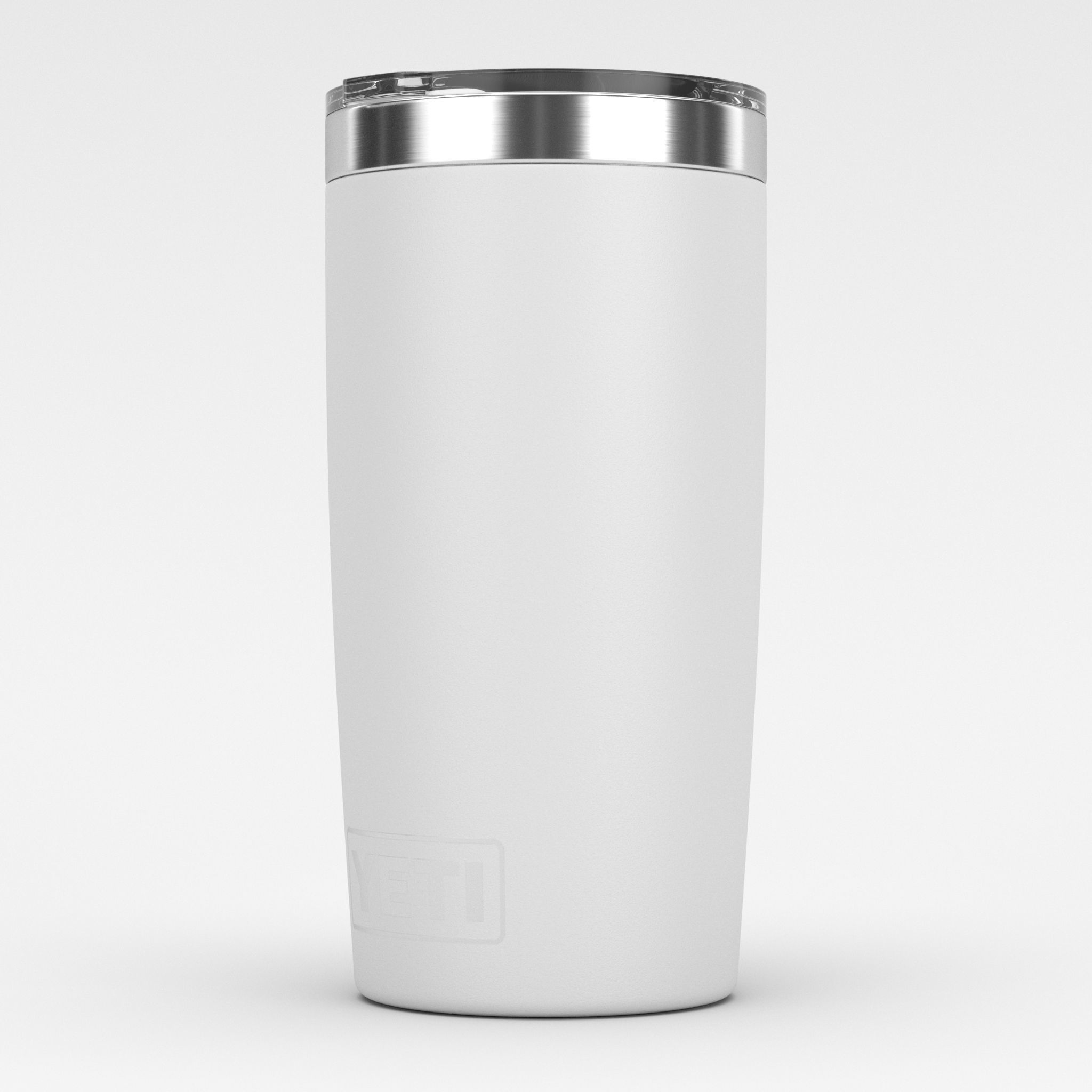 yeti rambler 10 oz white 3D model_9