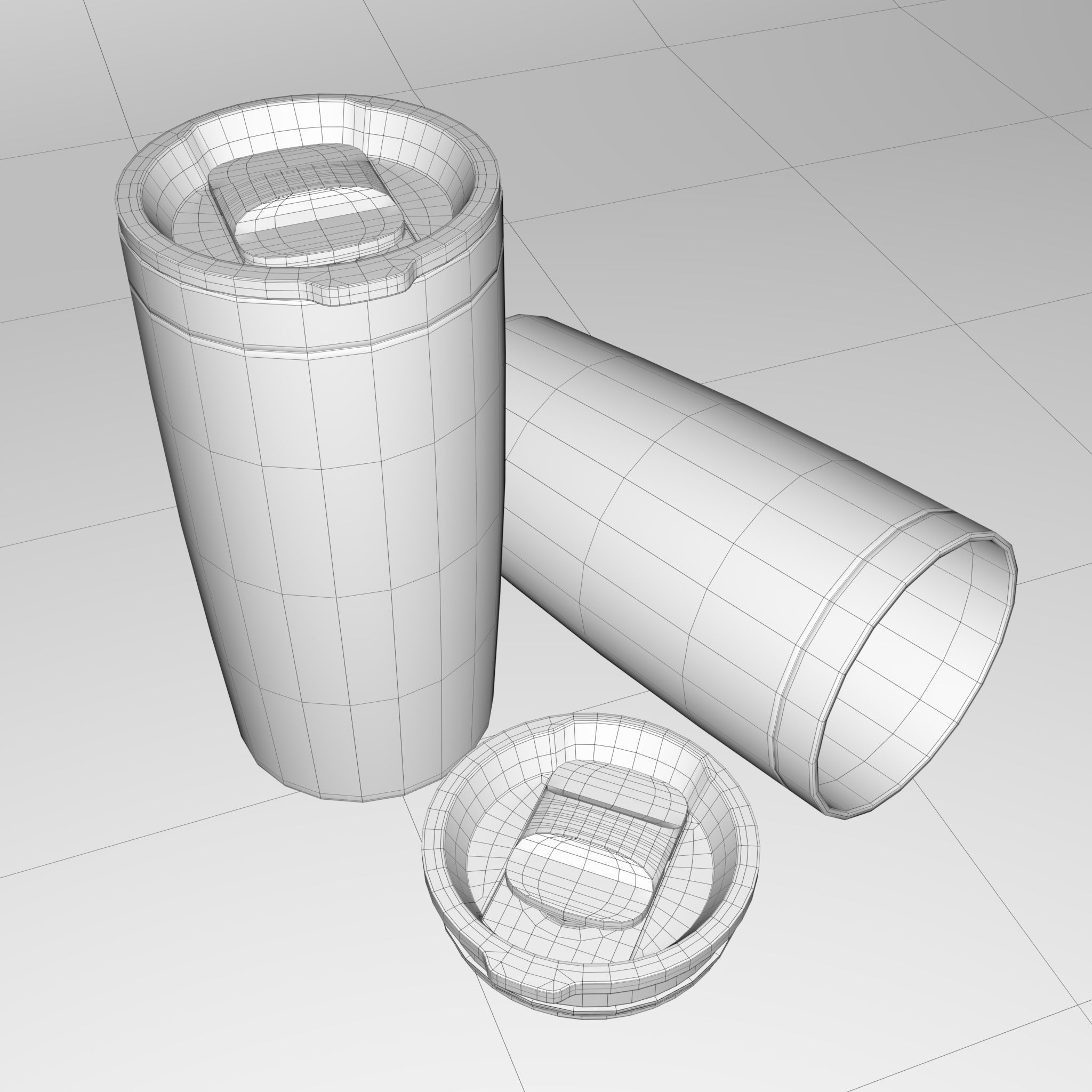 yeti rambler 10 oz yellow 3D model_1