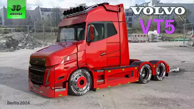  VOLVO VT5 - Vlastuin Remix  - PBR lowpoly