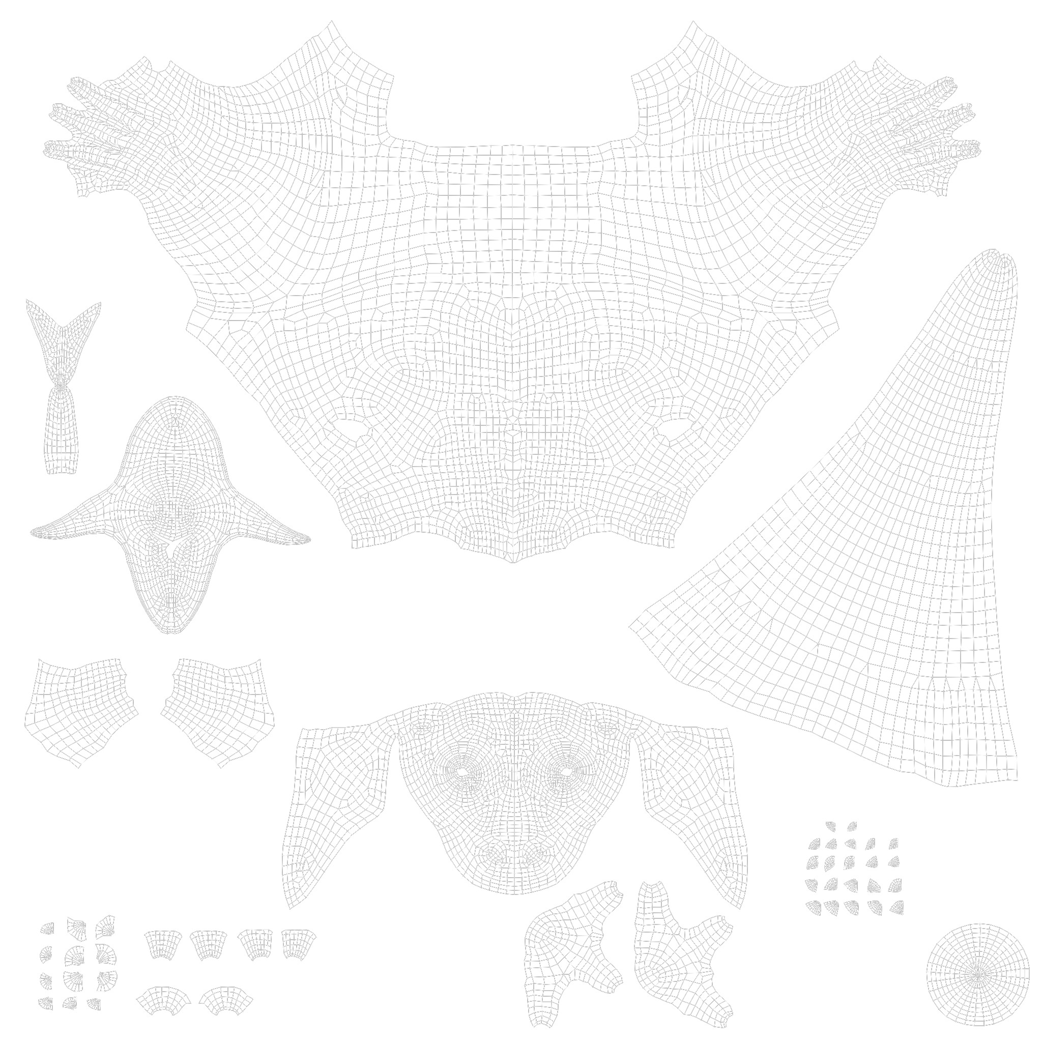 dinosaur Low-poly 3D model_8