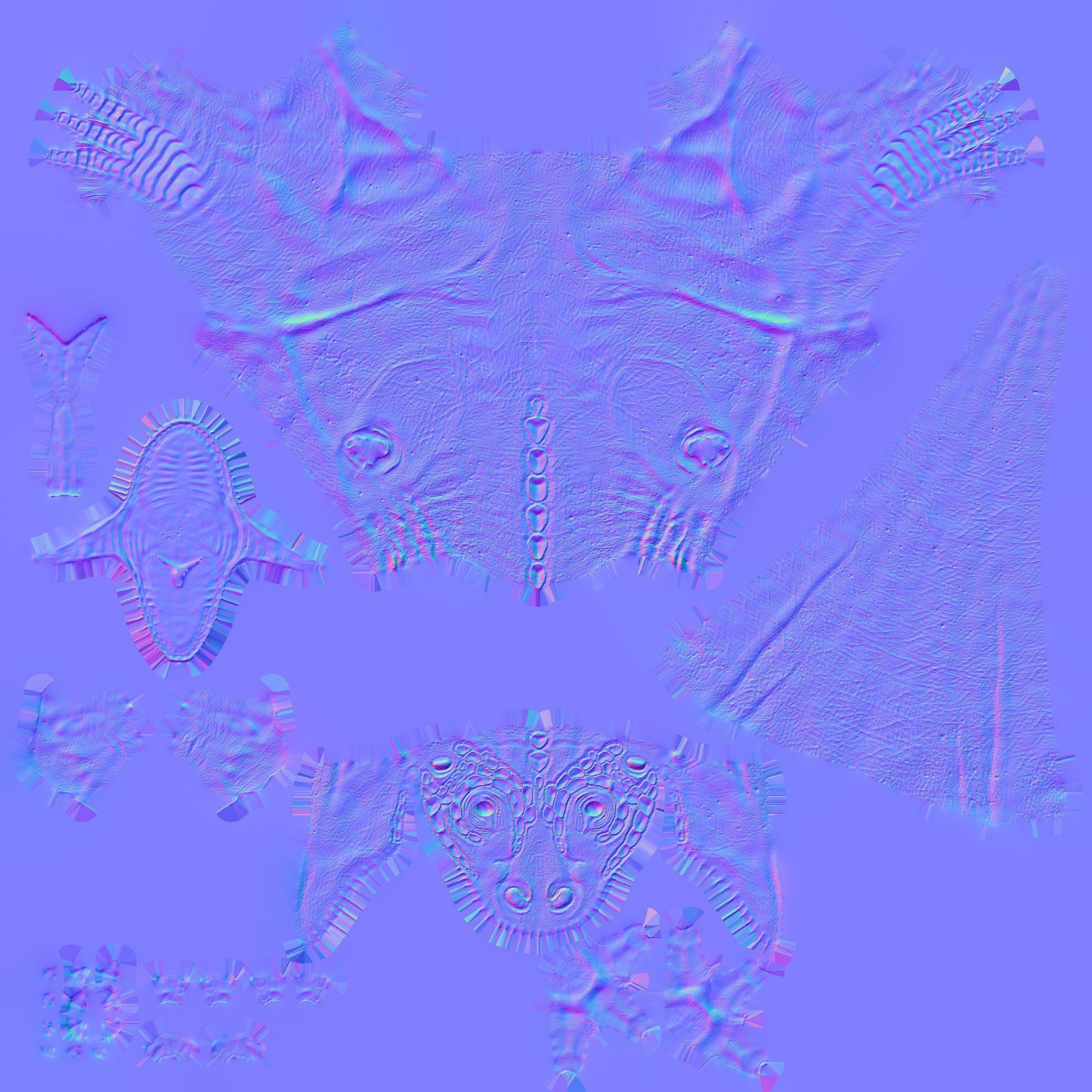 dinosaur Low-poly 3D model_7