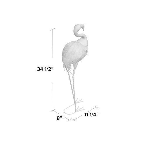 Pink Moriah Flamingo Garden Art 3D model_1