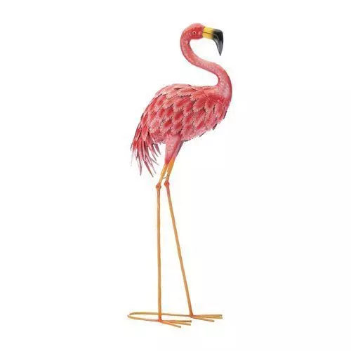 Pink Moriah Flamingo Garden Art 3D model_0