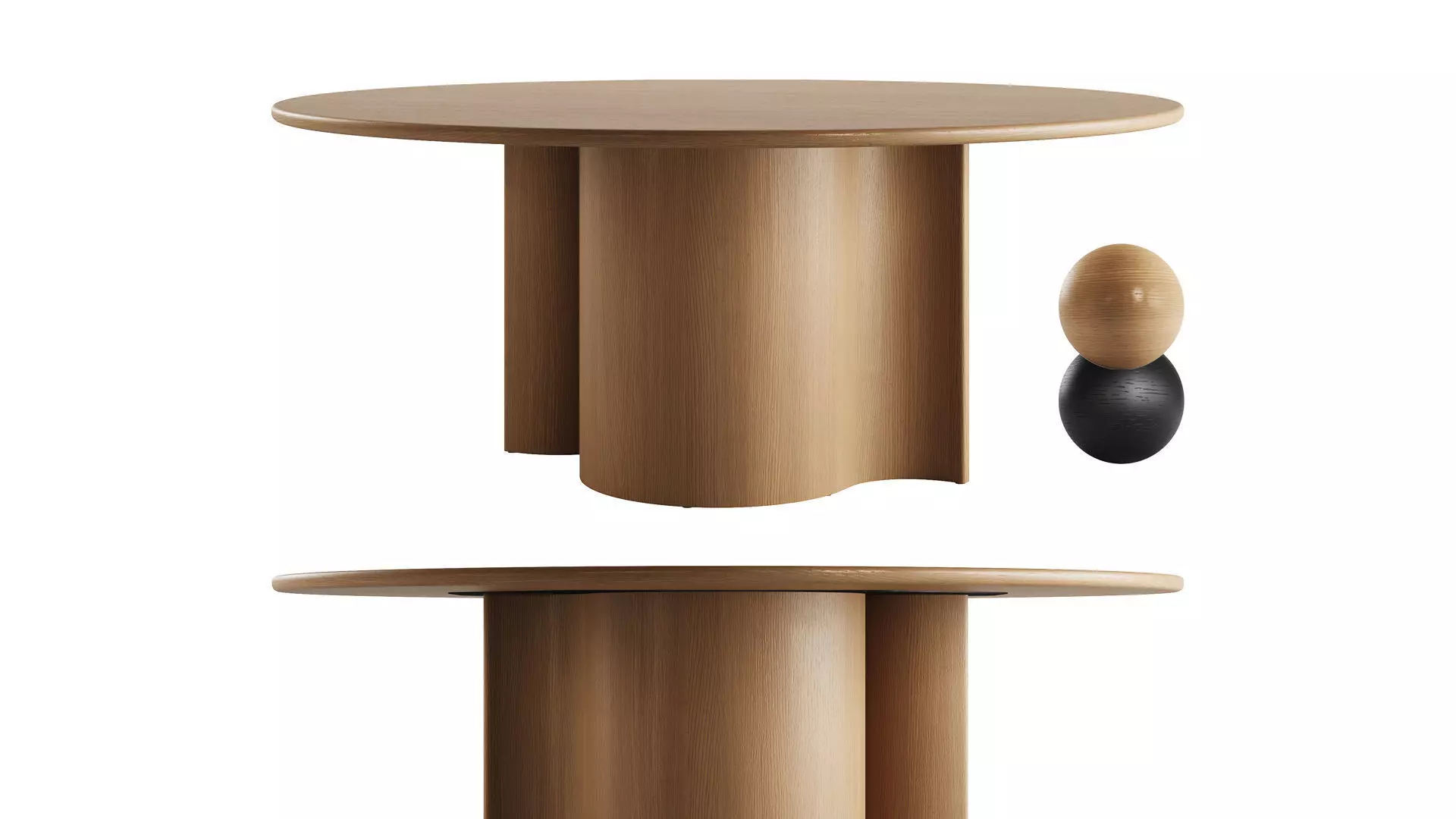 VIRGINIA Round Table by Serax 3D model