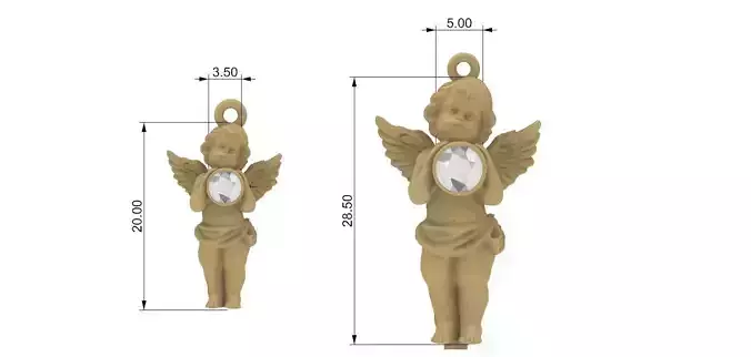  Angel pendant