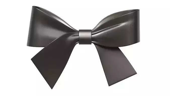 Christmas Bow Ribbon 82 Low-poly 3D model